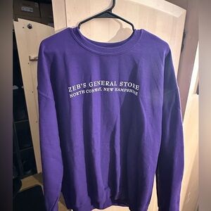 Men’s purple New Hampsire crewneck